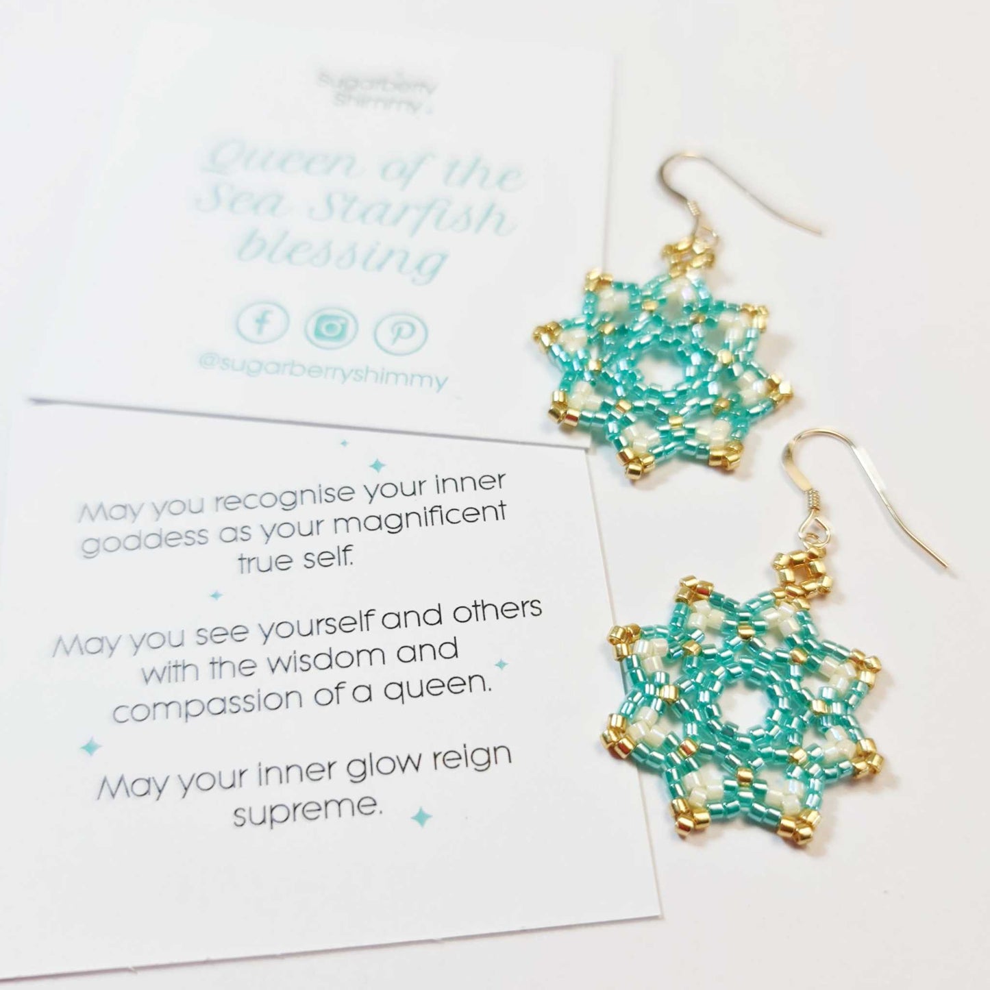 Queen of the Sea Starfish Earrings
