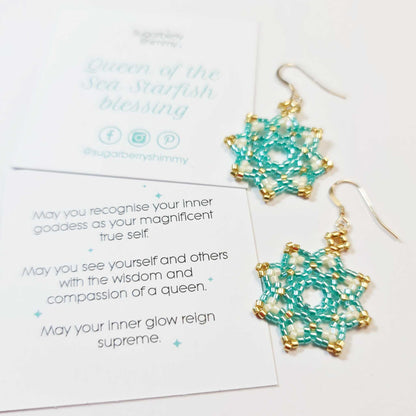 Queen of the Sea Starfish Earrings